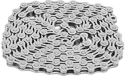 Alomejor 116 Bicycle Chain Links, Half Hollow Cycling Chains Lightweight 147cm / 57.9in Length Bike Chain for Bike Mountain Bike