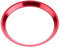 Yctze Lenkrad Center Logo Ring, passend für CLA GLK A Klasse W204 W246 W176 W117 C117 (rot) Mercedes Zubehör