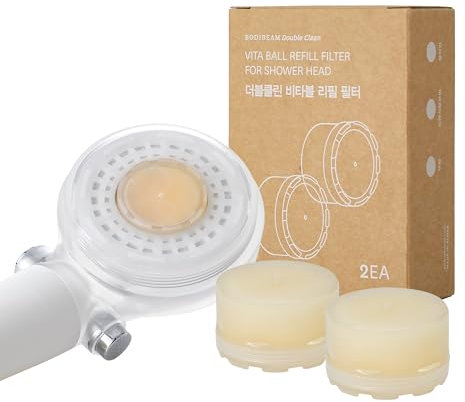 BODIBEAM Vita Filtre de rechange pour pommeau de douche, recharge de filtre à vitamine C