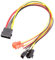 BEEOFICEPENG Connecteur Adaptateur Alimentation Ventilateur de 4 broches Molex à 3 broches Ventilateur de refroidissement 12 V 7 V 5 V