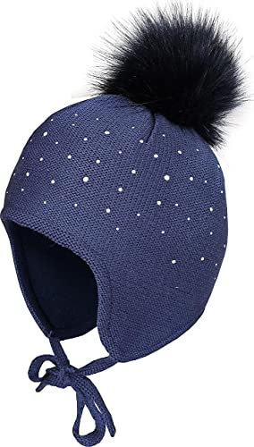 maximo Bommelmütze Strass für Mädchen