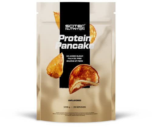 Scitec Nutrition Protein Pancake - Délicieuse alternative au petit-déjeuner riche en fibres - Sans huile de palme - Source de fibres alimentaires, 1036 g, Non-aromatisée
