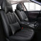 Autositzbezüge Für VW for Volkswagen Golf 3 5 6 7 Golf3 Golf5 Golf6 Golf7 GTI Convertible Wagon Tour Variant Luxus 5 Sitze PU-Leder sitzbezüge,Schwarz