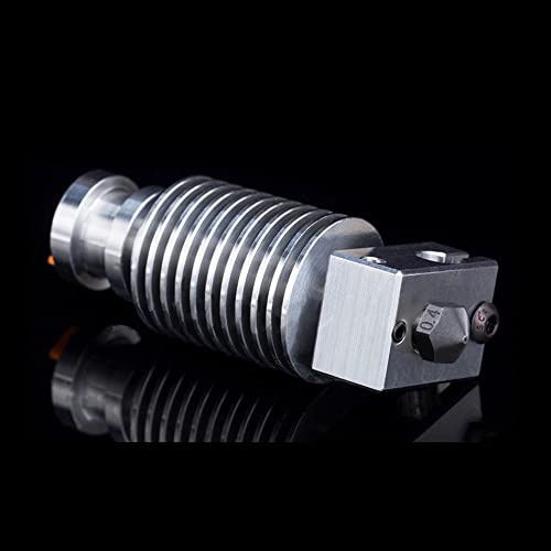 BZ 3D V6 All Metal Hotend Kit,V6 Heizblock,V6 Gehärtetem Stahl Düse 0.4mm,Heatbreak Titanlegierung für 3D Drucker V6 Hotend,Prusa i3 MK3S+,MK3,MK2.5,MK2,Titan,Dual Driver Extruder.
