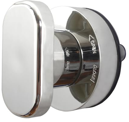 YIDELAI-Easy to Install Adhesive Cabinet Handles, Suction Cup Handles - Suitable for Glass Doors,Cabinet Doors (S-Silver)