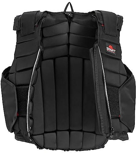 Start Reitweste Damen Sicherheitsweste, Rückenprotektor Reiten Damen, Reitschutzweste Damen Schutzweste für Reiten, Training, Sicherheitsweste, Pferdeweste (Schwarz, S)