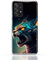 Hülle für Samsung Galaxy J7 2016 Handyhülle Schutzhülle aus weichem Silikon TPU Softcase mit Motiv 3521 Wildkatze mit Kopfhörer orange Augen