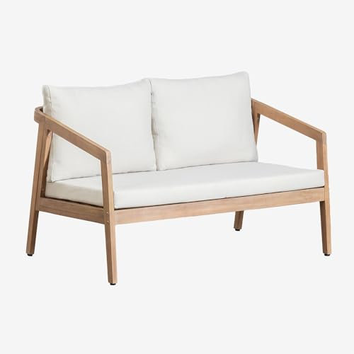 SKLUM 2-Sitzer-Gartensofa aus Akazienholz Kaela Akazie Braun