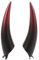 HOODANCOS 2 Stück Halloween Dämon Horn Haarspangen Gothic Haarspangen Teufel Hörner Kostüm Metall Haarnadeln Keine Falten Haarnadeln Mädchen Frauen Horror Haarschmuck Fledermaus Cosplay
