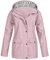 Imperméable-Coupe-Vent-Vêtements-Imperméables Vestes ImperméAbles Femme Veste ImperméAble Femme Rose M