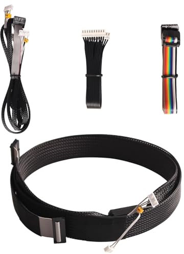 Toaiot 3D Printer Accessories – Ender 3 S1 Ersatzkabel: Kabel Wrap Spare Set für Original Display Screen Ribbon Cable Flat Cable X Y Z Axis Stepper Motor Limit Wire