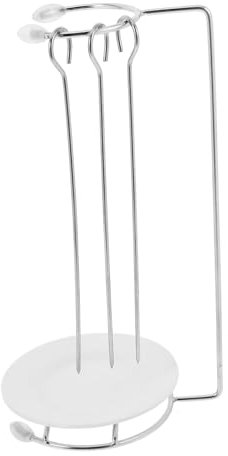 Amosfun 1 Set Spiedini Barbecue Rastrelliere Sospese Per Supporto Per Spiedini Per Barbecue Spiedini Alla Griglia Rastrelliere Per Barbecue Acciaio Inossidabile Silver