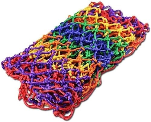 MKAK Balkonschutznetz, Kinder-Kletternetz, Katzenschutznetz, Nylonseilnetz, Outdoor-Garten, Dekoration, Balkonnetze (10 cm Netz)