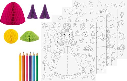 Heyda 3D-Mal-Set „Prinzessin“, B/H: 195 mm × 210 mm