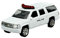 Welly Modell Auto Kompatibel mit Chevrolet Suburban Weiss Polizei Police 2001 1/60-1/64 1:60 Neu Modell Auto 7cm