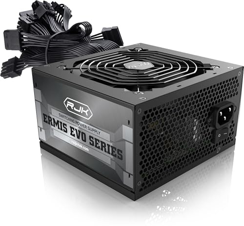 RAIJINTEK ERMIS EVO 650B ATX 3.1 Netzteil, 80 Plus Bronze, DC-to-DC Design, 12cm Lüfter mit statischem und hohem Druck, Flache Kabel, Leiser & Stabiler Betrieb