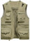 YOUTHUP Herren Utility Angelweste Outdoor Multi Pocket Arbeitswesten Sommer Jagd Fotografie Safari Gilet