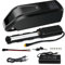 UBETTER 48V 20Ah Batteria per bicicletta elettrica con 30A BMS, caricatore rapido da 2A, uscita USB, blocco sicuro, indicatore luminoso a LED, piastra di base a 5 pin, per motore 0-1400W