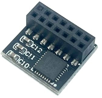 ZAHARA Módulo TPM 2.0 TPM SPI 14 Pines para Placa Base ASUS Compatible con Prime B660M-K D4/Prime B660M-A D4/Prime B660-PLUS D4/Prime B760-PLUS/PRIME B760M-A-CSM Compatible con GC-TPM2.0