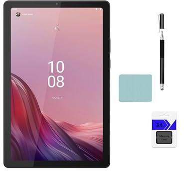 Lenovo Tab M9 9 HD (1340 x 800) Tablet, MediaTek MT6769V/CU Helio G80 (12 nm) Octa-core, 3GB RAM, 32GB eMMC + 64GB Memory Card, Android 12, Arctic Grey with Accessories