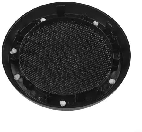ABS Loudspeaker Cover Front for Mini Cooper R55 R56 R57 R58 R59 Black Chrome-Plated Door Panel E-Replacement Part 51412753333 51412756567 (Electroplated)