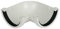 FLOPLAST 112mm Round Gutter Pipe 90 Degree Angle - White - Pack of 2