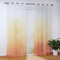 Joyswahl Voile Gardine halptransparenter Vorhang mit Topaktuelle Farbverlauf Muster »Babette« Schals Fenster Vorhänge mit Ösen BxH 140x225cm Orange 1er Pack
