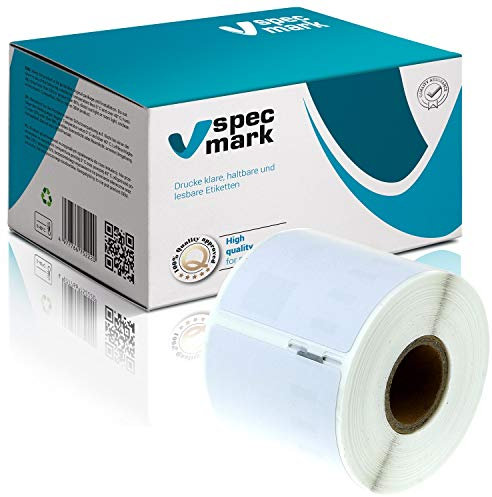 specmark 1 Etiketten-Rolle kompatibel mit DYMO 99015 54mm x 70mm S0722440 320 Stück kompatibel zu allen Etikettendruckern LabelWriter 450 4XL Seiko-SLP