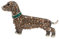 Holibanna Hund Brosche Metall Cartoon Tier Brosche Emaille Pin für Dame Frau Mädchen Golden