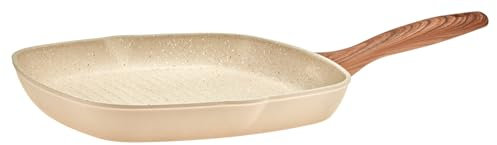 Bistecchiera Quadrata Antiaderente Bianca Rock 'n' Rose 28x28cm Sambonet