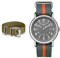 Timex Unisex Quarz Armbanduhr mit Nylon Armband T2N649 + Weekender Unisex Uhrenarmband TW7C05700