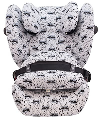 JYOKO KIDS Bezug Kompatibel mit Cybex Pallas G I-SIZE (Bezug Pallas G, RACCOON)