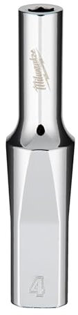 Milwaukee 4932479994 Long Cup, 1/4 Inch Drive, 4 mm Size