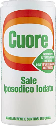 3x CUORE Sale Iposodico Iodato Salz Italian Jodsalz Jod 180 g Italienisch