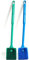 2Pcs/Set Aquarium Algae Cleaner Double Sided Sponge Brush, Long Handle Fish Tank Glass Cleaner for Aquarium Cleaning Tools