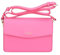 Liu Jo Jeans Borse Donna Fuxia Borsa a tracolla con logo lettering UNI
