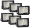 loyal 6er 150W 15000LM LED Strahler Außen, 6000K Kaltweiß LED Fluter Flutlicht, IP65 Wasserdicht LED Außenstrahler, Superhell Innen- und Außenleuchten LED für Gärten Garage Hinterhof Flur