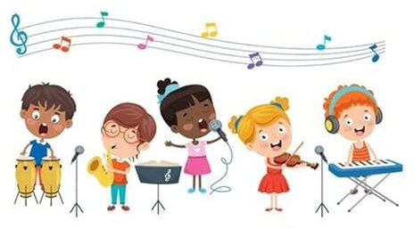 adrium Poster-Bild 120 x 70 cm: Lustige kleine Kinder, die Musik machen (141104434)