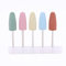 Brocas para Uñas, Brocas para Cortar Uñas de Cerámica Finas, Brocas para Uñas, Brocas para Pulir Uñas, 5 Piezas, Pulidor de Silicona para Arte de Uñas, Amoladoras de Uñas, Brocas
