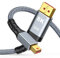 Highwings Mini DisplayPort auf DisplayPort 1.4 Kabel 2M, 8K @ 60Hz 4K @ 144Hz Mini DP auf DP High-Speed bidirektionale Übertragung Nylon-Geflechtkabel für MacBook, Thunderbolt 1/2, Laptop, Monitor