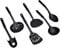 PARENCE.- Lot de 6 Ustensiles de Cuisine en Plastique Robuste/L'essentiel Pour Tous Cuisiniers