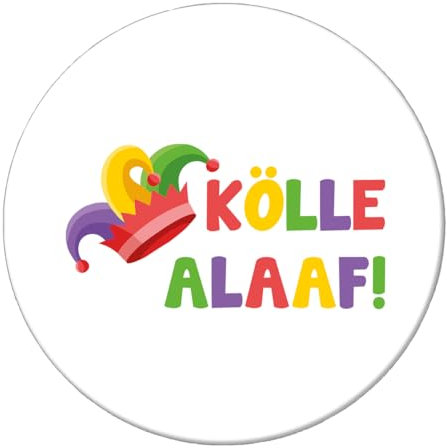 Huuraa Magnet Kölle Alaaf Narrenkappe Geschenk 59mm Flaschenöffner Kölle Alaaf Geschenkidee