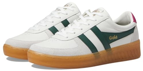 Gola, Grandslam Elite CLB621, White/Evrgrn/Hot Fuschia/Gum, 37 (Mujer)