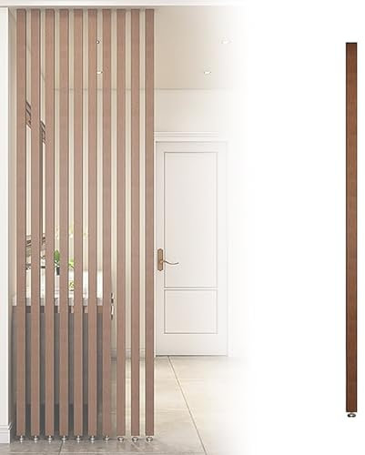 Raumteiler Trennwand, Paravent Raumtrenner 70 bis 240 cm hohe Sichtschutzpfosten/Separadores De Cuartos – Wandtrennwand-Raumteiler vom Boden bis zur Decke mit Sockel – Deko-Trennsäule für kleine Räume