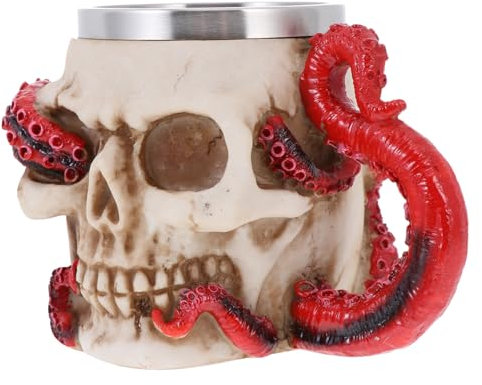 PRETYZOOM 2 Tazas De Acero Inoxidable Personalizadas Con Forma De Calavera De Halloween Para Cerveza De Pub Vaso De Cerveza Creativo Con Aislamiento.