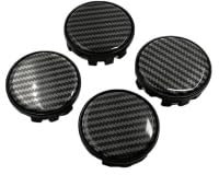 HWLHWTSN 4 Stück Radkappen für Autos, für Opel Mokka/Meriva/Karl/Insignia Grand wasserdichte staubdichte Raddekorationsabdeckung Autoschutz-Zierzubehör,64MM-A