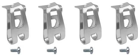4 Pcs Belt Hook Clip for Cordless Drills Driver Power Tools, Belt Clip Hook Cordless Drills Driver Power, with 4 Screws