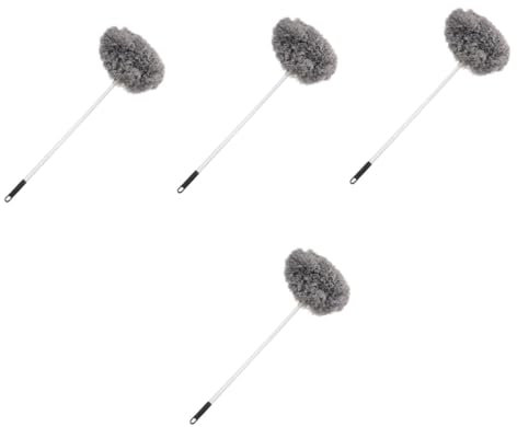 Baluue 4pezzi Duster Estensibile Per Ventilatori e Soffitti Pulitore Ragnatele Con Allungabile Per Spazi Elevati e Facile Usare Per