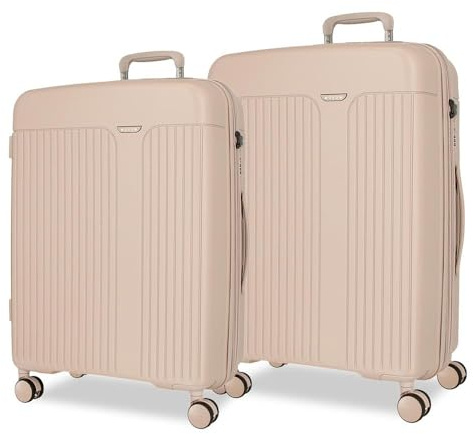 Movom Kofferset, beige, 68/78 cm, starr, 8,6 kg, TSA-Verschluss, Polypropylen, 8,6 kg, 180 lextensible, Beige, Talla única, Koffer-Set