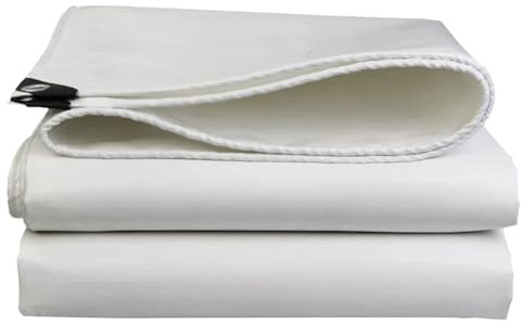 Lona impermeable de 1 x 2 m, 1 x 3 m, 1 x 4 m, lona multiusos resistente para toldos, barcos, caravanas, cubiertas de piscina, lona protectora para exteriores con ojales (1 x 4 m)